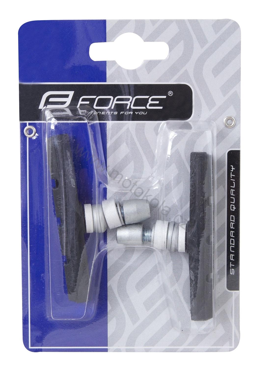 KCK -gumičky brzd F jednorázové, černé balené 70mm